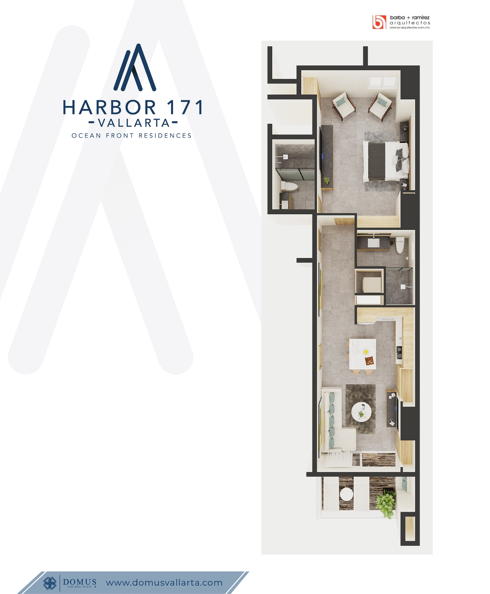 Unit 1409 Blueprint - Harbor 171