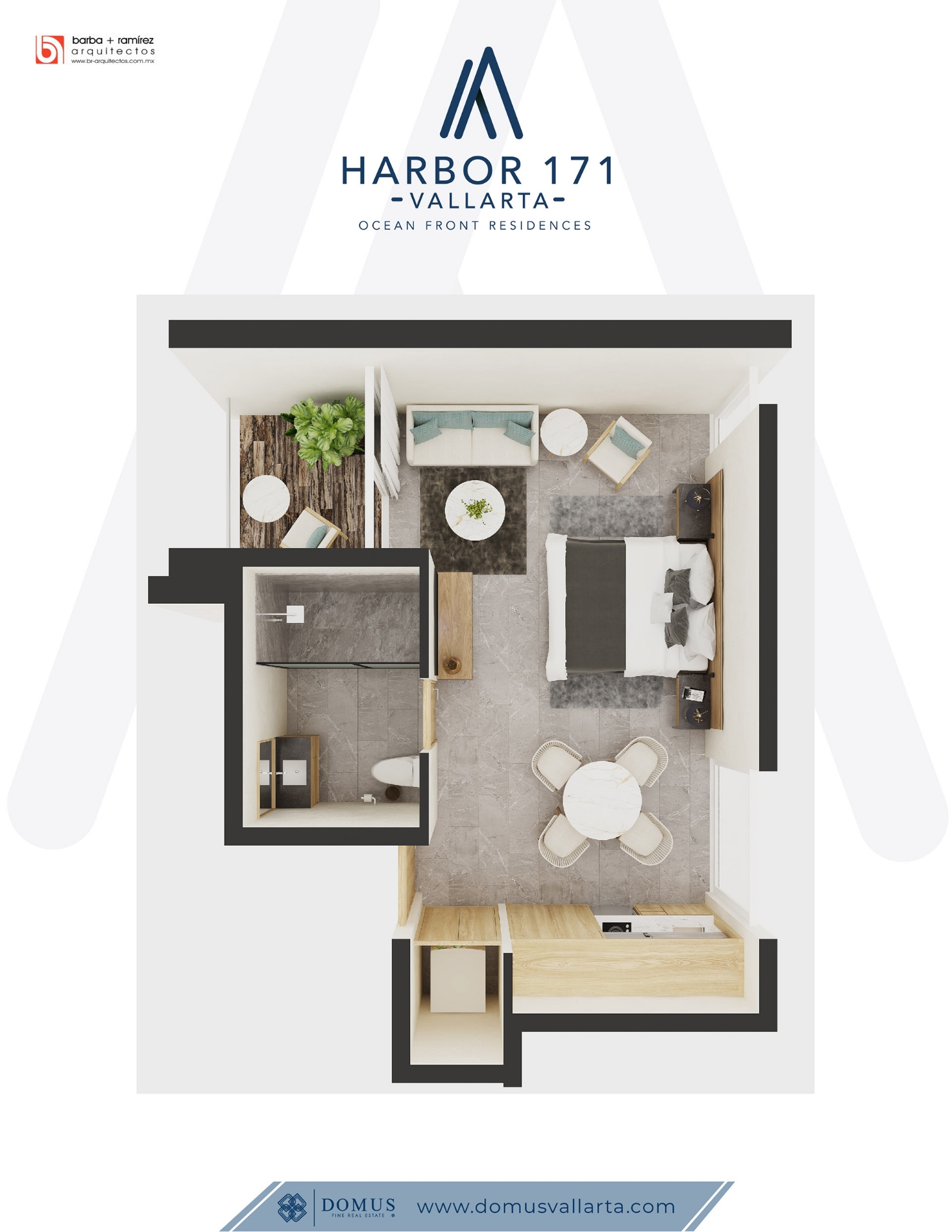 Unit 1310 Blueprint - Harbor 171